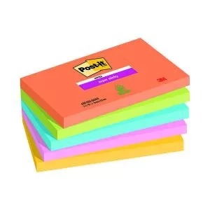 Image of Post-It Notes Boost 76 x 127mm 90 Sheets Pack of 5 7100258793 3M92435