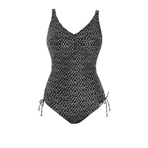 Image of Fantasie Byron Bay adjustable leg swimsuit Black