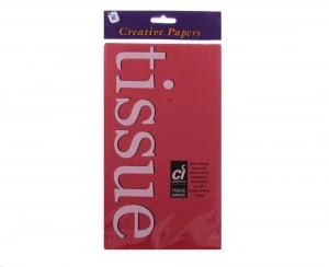 Image of Creative Tissue Paper Pack of 10 Red