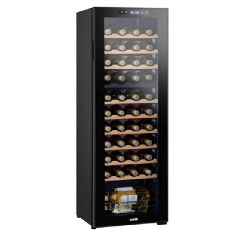 Image of Dellonda Baridi 44 Bottle Dual Zone Drinks Wine Cooler, Fridge, Touch Screen, Led, Black