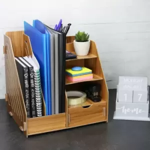 image of Wooden Desktop Organiser - Pukkr