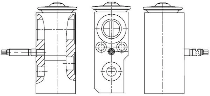 Image of MAHLE AVE 82 000P Expansion Valve with bolts/screws Expansion Valve,air conditioning (183)