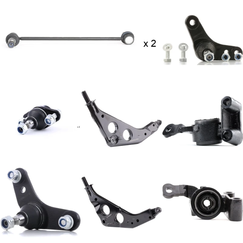 Image of RIDEX 772S0321 Control arm repair kit Front Axle Suspension Kit (772)