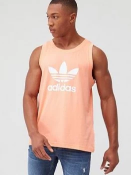 Image of Adidas Originals Trefoil Tank - Pink