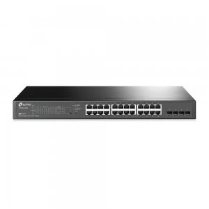 Image of JetStream 24 Port PoE Switch with 4xSFP