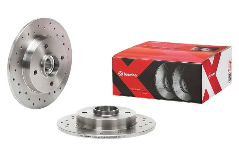 Image of BREMBO Brake disc BREMBO 08.9512.2X