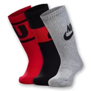 Image of Nike 3 Pack of Just Do It Crew Socks - Multi