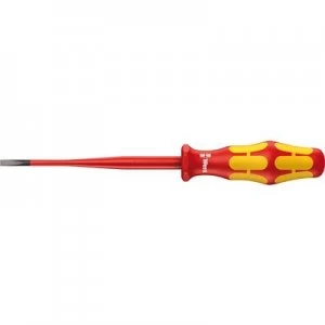 Image of Wera 160 iS VDE Slotted screwdriver Blade width 3.5mm Blade length 100 mm DIN EN 60900