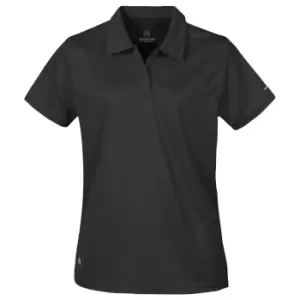 image of Stormtech Womens/Ladies Apollo Polo Shirt (M) (Black)