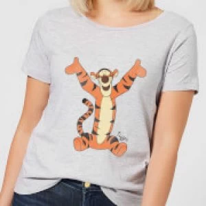 Image of Disney Winnie The Pooh Tigger Classic Womens T-Shirt - Grey - L