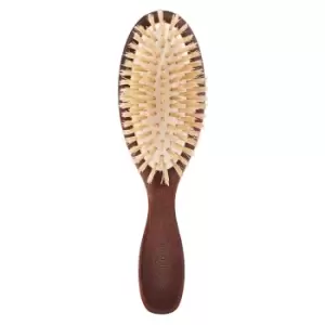 image of Christophe Robin New Travel Hairbrush with Natural Boar-Bristle and Wood