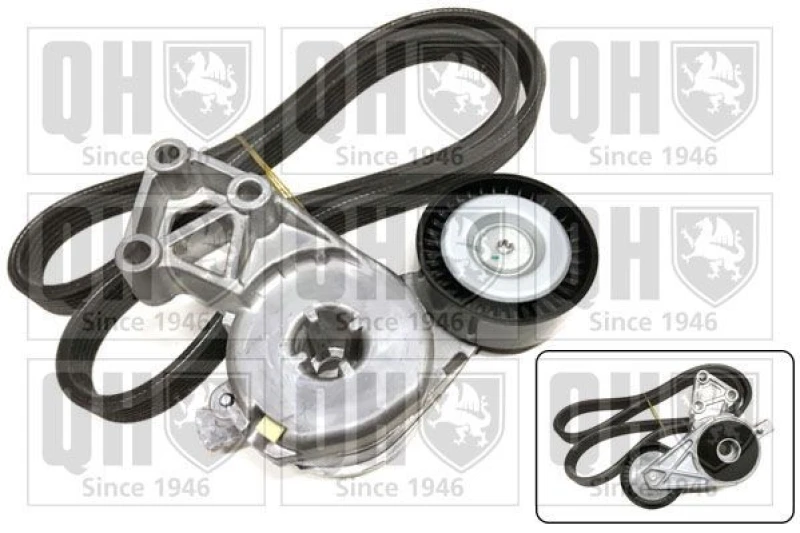 Image of QUINTON HAZELL V-Ribbed Belt Set QUINTON HAZELL QDK35