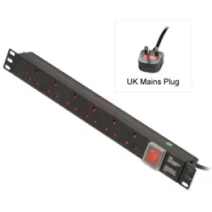 Image of Lindy 73560 surge protector 6 AC outlet(s) 250 V Black
