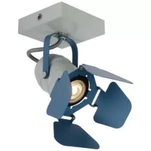 Image of Lucide Lighting - Lucide picto - Ceiling Spotlight Children - 1xGU10 - Blue
