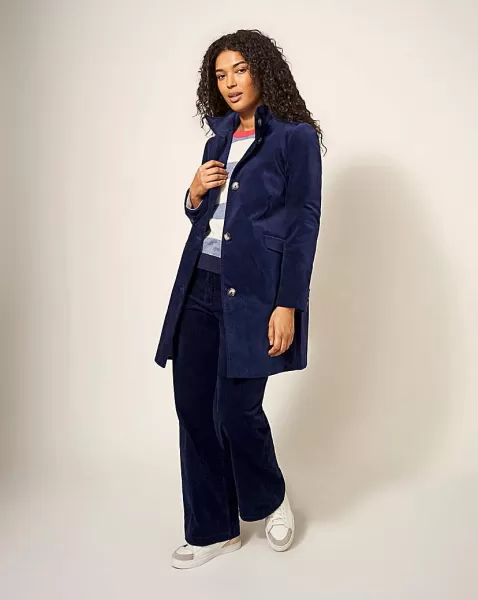 Image of White Stuff Karla Velvet Coat