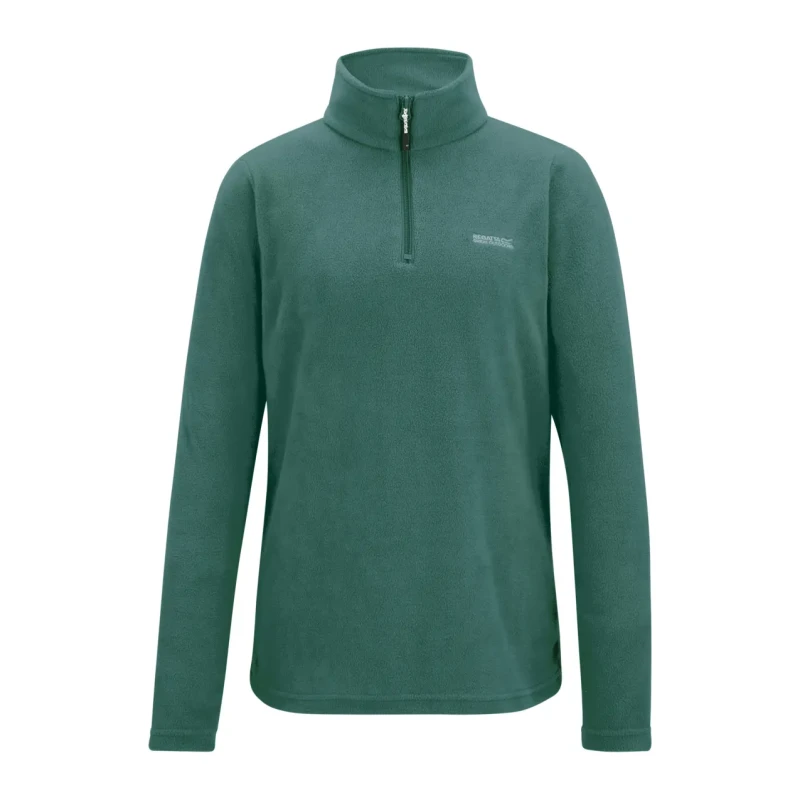 Image of Regatta Womens Sweethart Lightweight Half Zip Fleece in Bottle Green Size: 10 Bottle Green Female 10