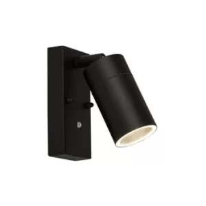 image of Searchlight 1Lt Light Outdoor Light With Dusk Till Dawn Sensor, Black