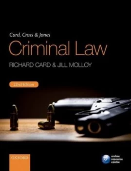 Image of Card Cross and Jones Criminal Law by Richard Card Book