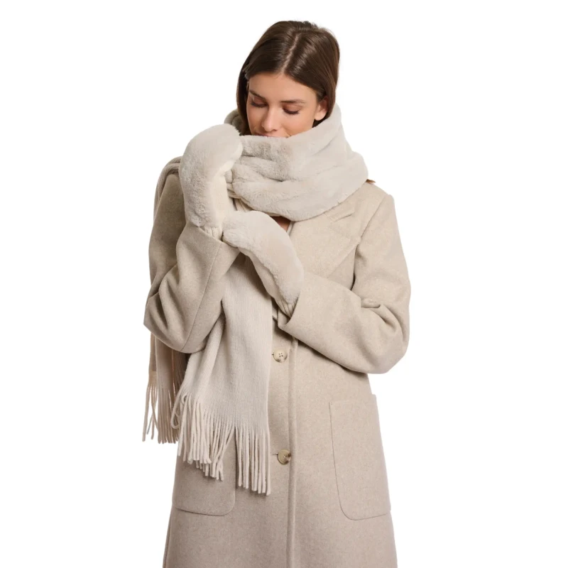 Image of Rino & Pelle Womens mittens Rino & Pelle Oxo Beige Female TU