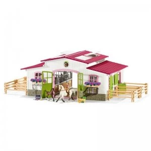 Image of Schleich Horse Club Riding Centre with Rider and Horses