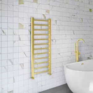 image of Brass Heated Towel Rail Radiator 1200 x 500mm - Sonoran