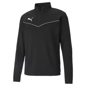 Puma teamRISE 1/4 Zip Top Puma Black/White Small