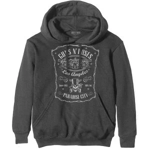 image of Guns N' Roses - Paradise City Unisex Large Hoodie - Grey