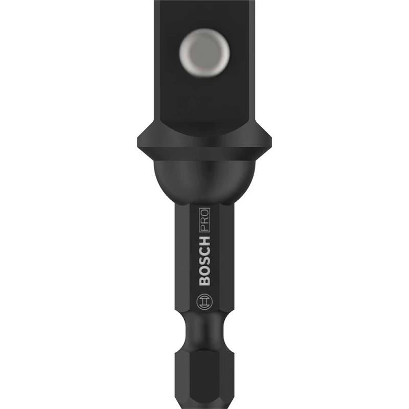Image of Bosch PRO 1/4" Hex Shank to Square Drive Impact Socket Adapter 2608522564 Drive: 1/2"
