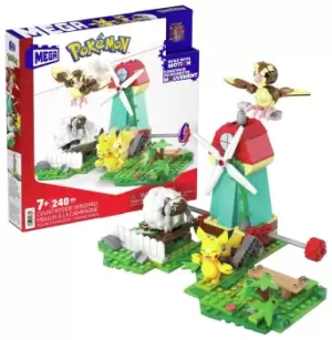 image of Mega Pokemon Countryside Windmill Building Set