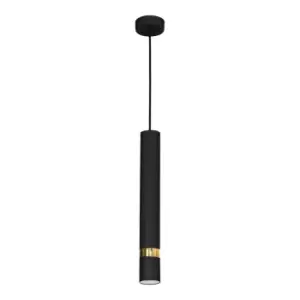 Image of Milagro Pendant Lamp Joker Black/Gold 1 x GU10
