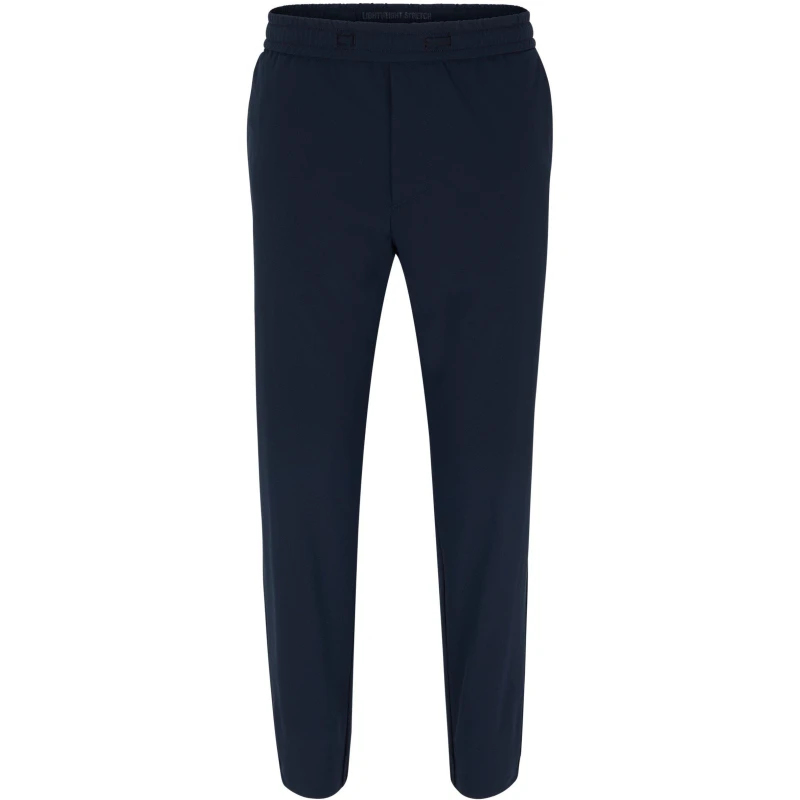 Image of Boss Mens T Shinobi Straight Leg Trousers Dark Blue male 30W R