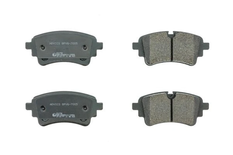 Image of AISIN Brake pad set AISIN BPVG-7005