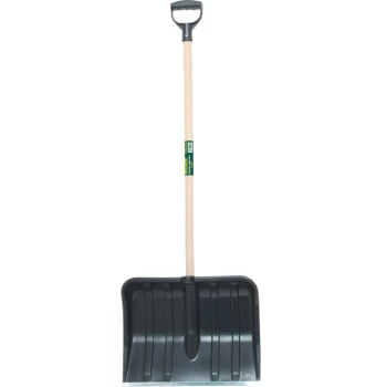 image of 465X370X1200MM Snow Shovel Wooden Handle - Rutland