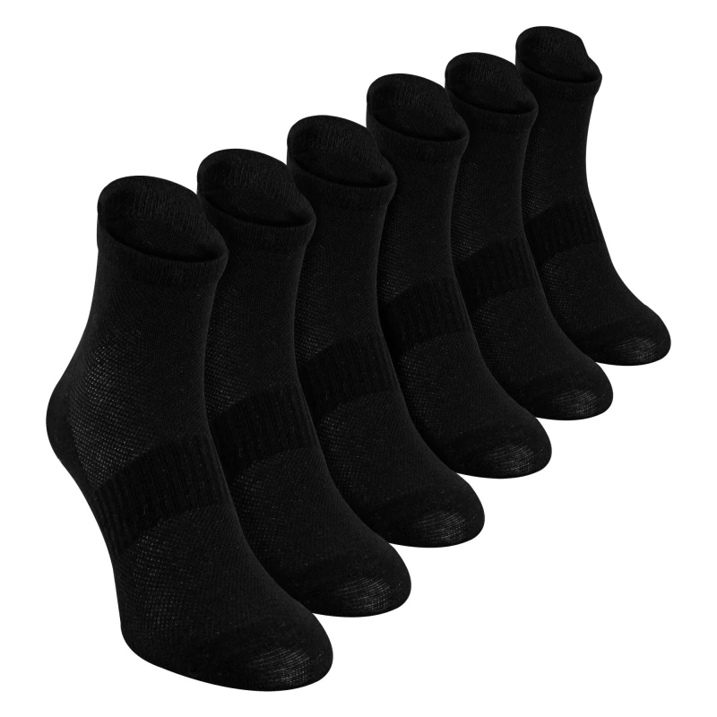 Image of Sock Snob Sock Snob Men 6 Pack Yoga Pilates Non Slip Socks Breathable Cushioned Gym Socks in Black Size: 6-11 Black 6-11 Male 5056632628957