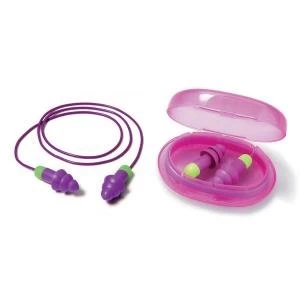 image of Moldex 6401 Rockets Corded Earplugs TPE Reusable PurpleGreen Ref M6401