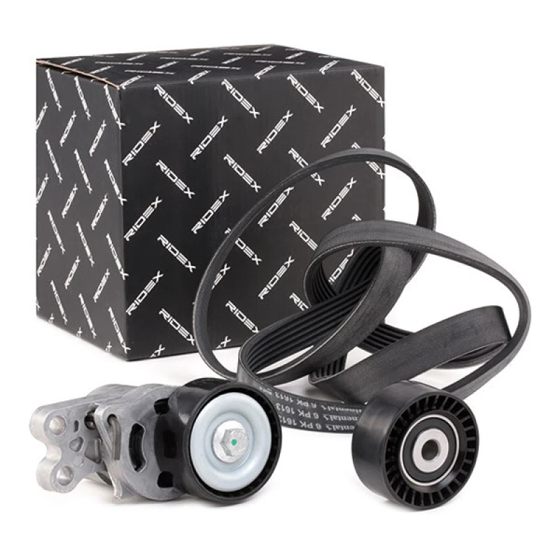 Image of RIDEX 542R0251 V-ribbed belt set V-Ribbed Belt Set (542)