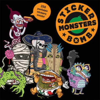 Image of Stickerbomb Monsters by The Srk Paperback