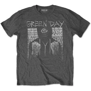 image of Green Day - Ski Mask Mens Large T-Shirt - Charcoal Grey