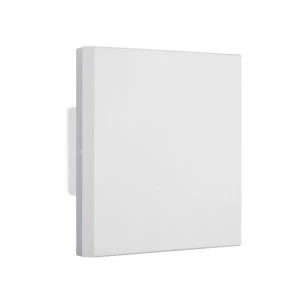 image of Square Flush Wall Lamp, 9.6W LED, 3000K, 720lm, IP54, White