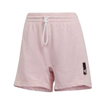 Image of adidas Sportswear Studio Lounge Shorts Womens - Botanic Pink Mel