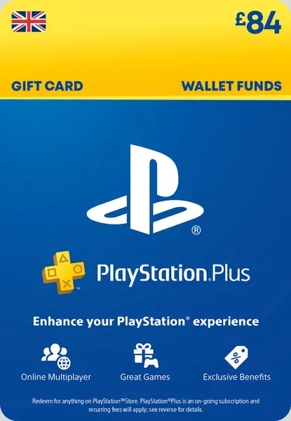 Image of Sony PlayStation Store £84 PSN Top Up Gift Card