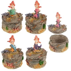 Mermaid Trinket (Pack Of 4) Jewellery Box