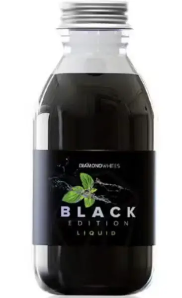 image of Diamond Whites Black Edition Liquid mouthwash 30ml