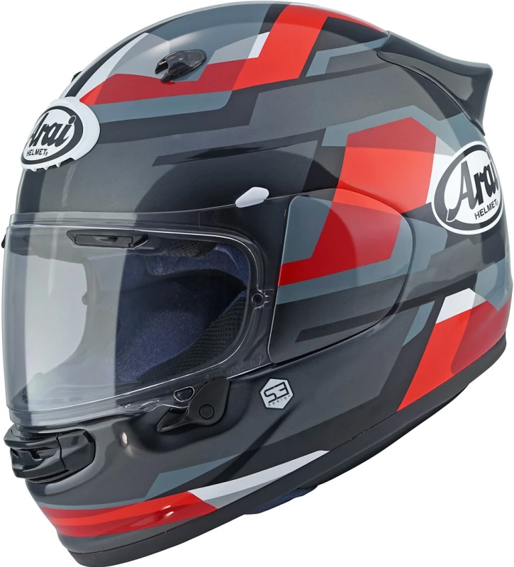 Image of Arai Quantic Abstract Blue Full Face Helmet Size L