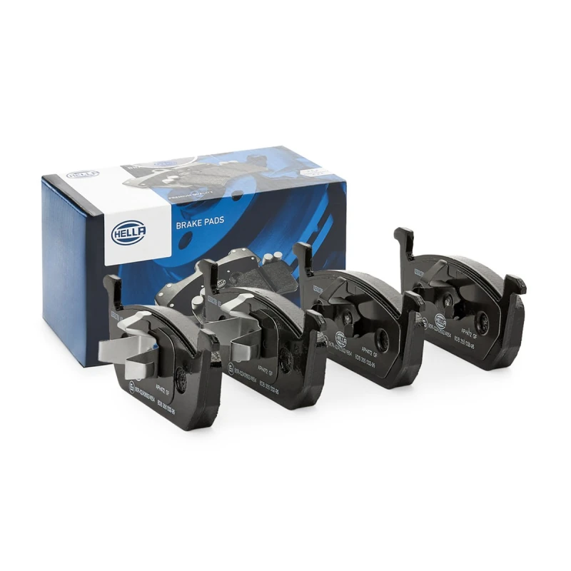 Image of HELLA Brake pad set HELLA 8DB 355 032-951