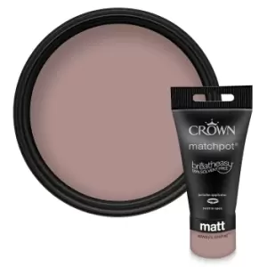 image of Crown Matt Emulsion Paint Always Orchid Tester - 40ml