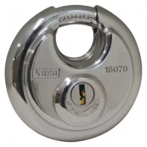 Image of Kasp 160 Series Disc Padlock Keyed Alike 70mm Standard 60701