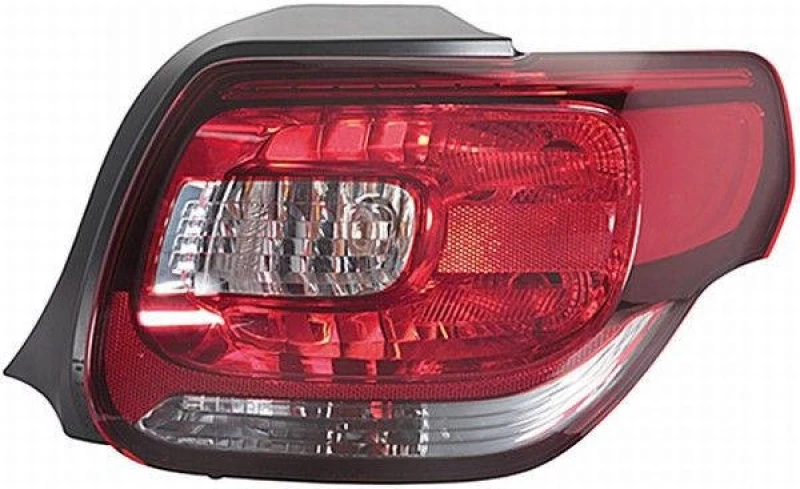 Image of HELLA 2VA 354 675-021 Rear light without bulb, Right, PY21W Combination Rearlight (391)