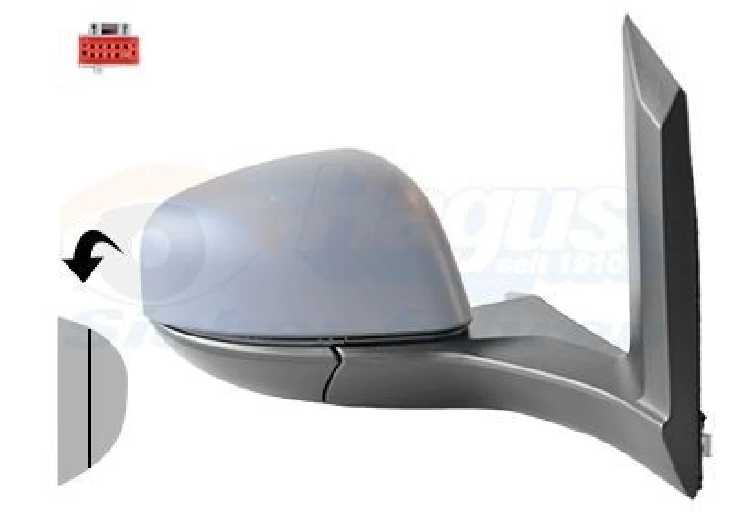Image of VAN WEZEL Wing mirror VAN WEZEL 1930818