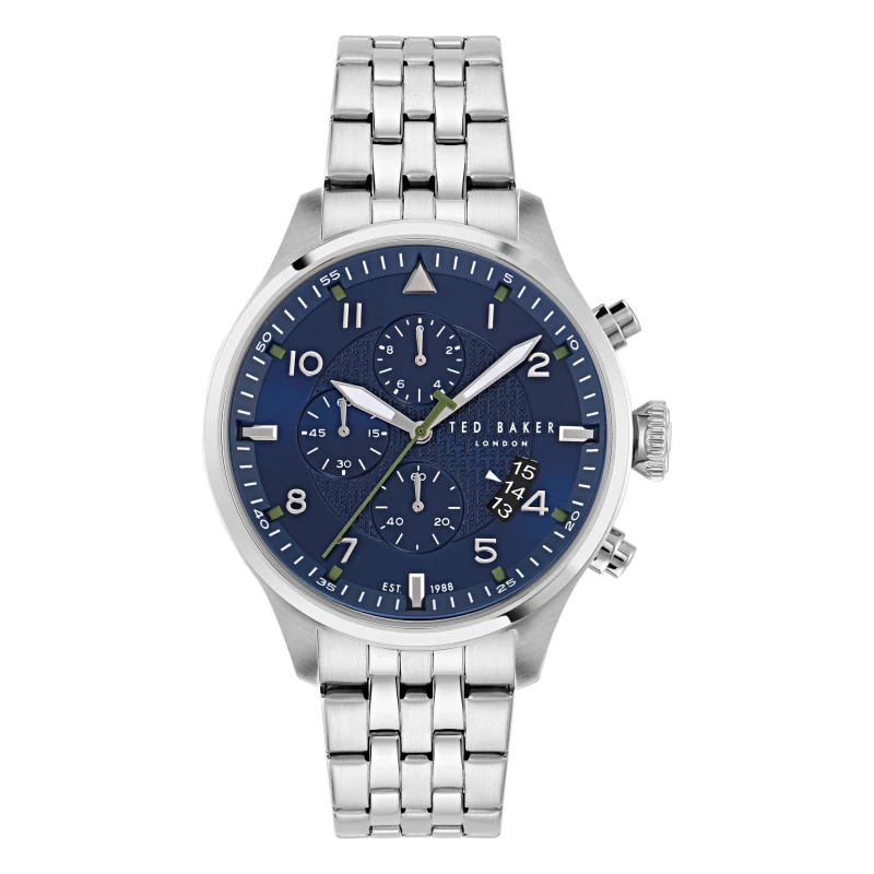 Image of Ted Baker Fulmaar Watch Silver male One Size